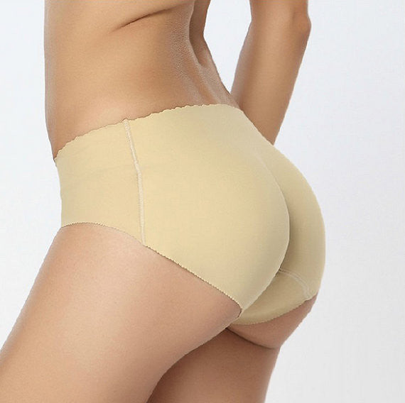 FINETOO Seamless Padded Padded Panty Shaper Panties Butt Lingerie