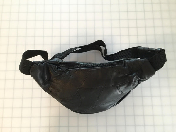 Stylist Patched Leather Fanny Pack