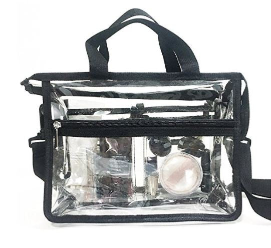 Stylist Clear Small Multi-Pocket Set Bag