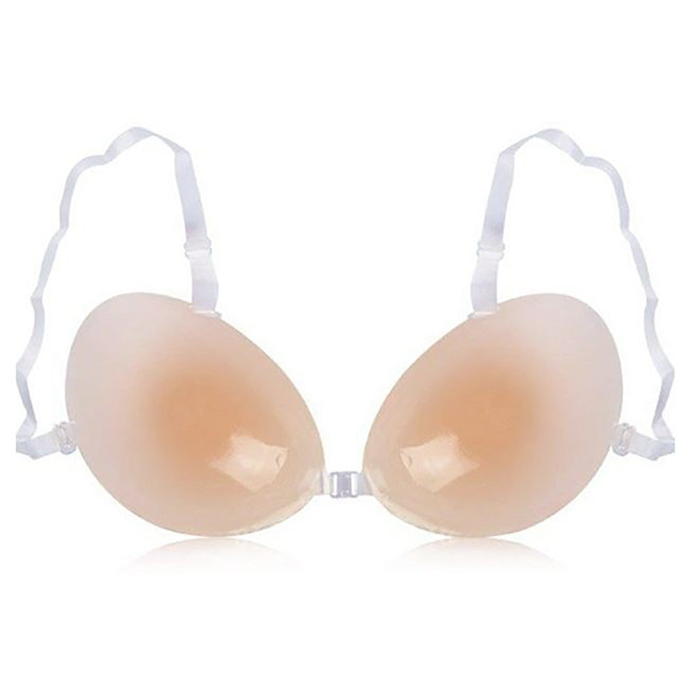 Self Adhesive Silicone Invisible Push-up Backless Bra without Straps
