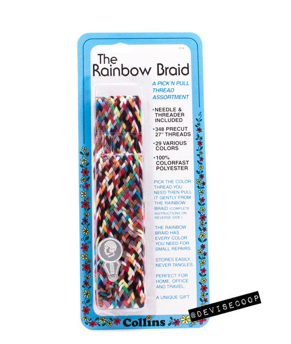 The Rainbow Thread Braid